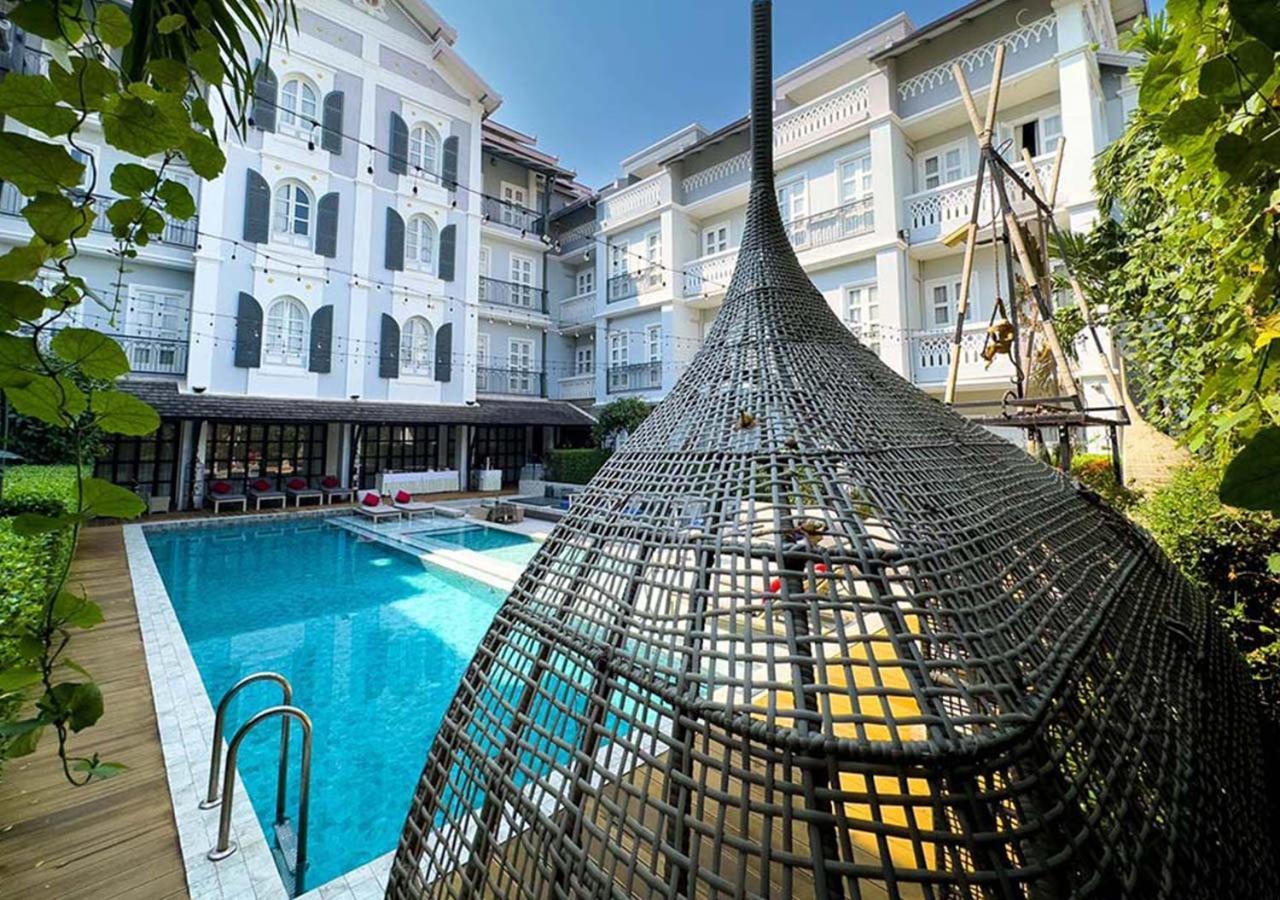 เลอ ธาตุหลวง ดอร์ บูทิก โฮเต็ล Hotel เวียงจันทน์ ภายนอก รูปภาพ